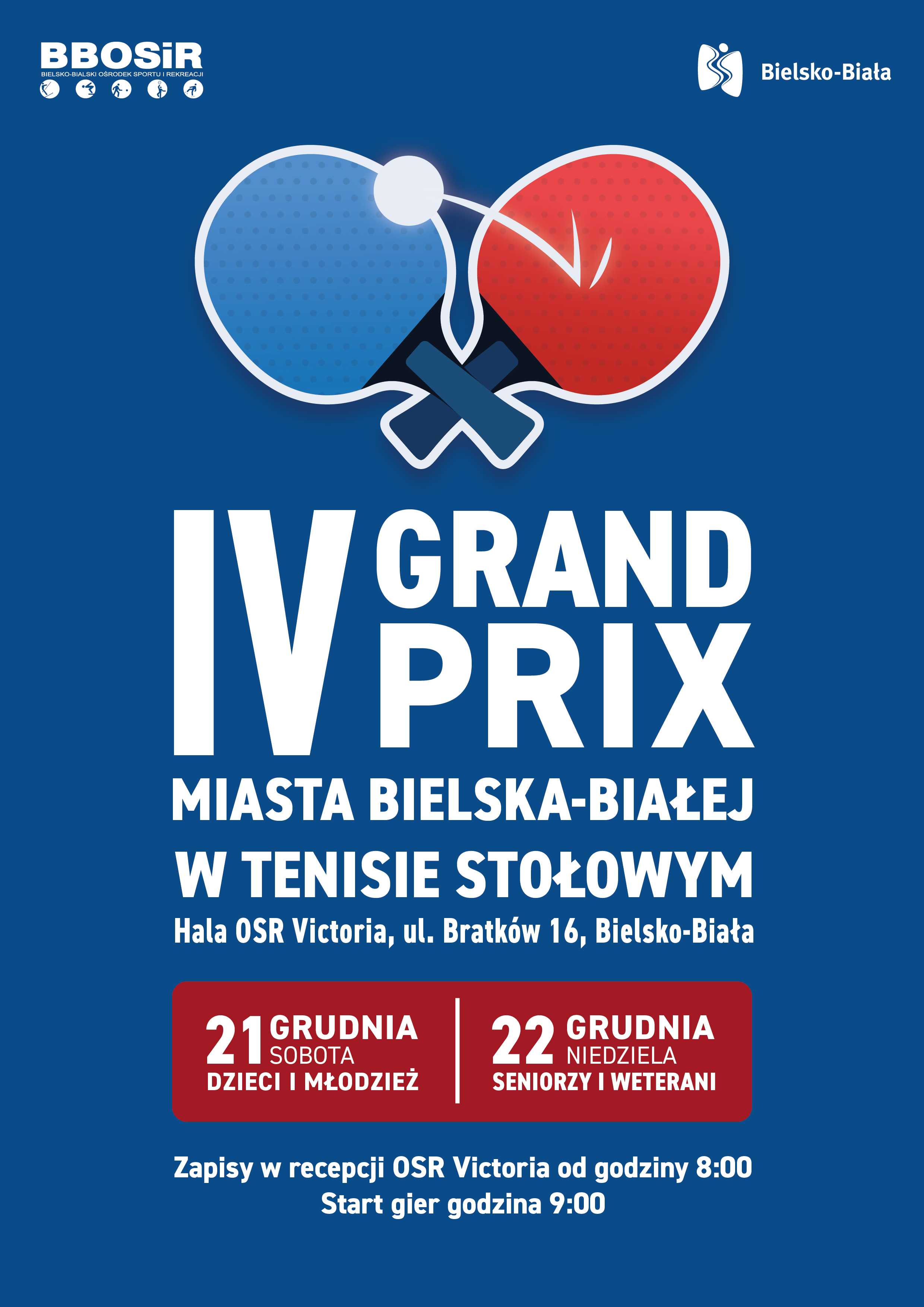 Plakat turnieju I Grand Prix Bielska-Białej 2024